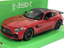 2017 mercedes amg gtr red 1:24 27 scale welly 24081r