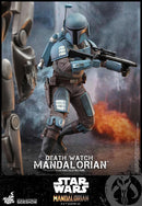 star wars the mandalorian death watch mandalorian 1:6 scale hot toys 907141