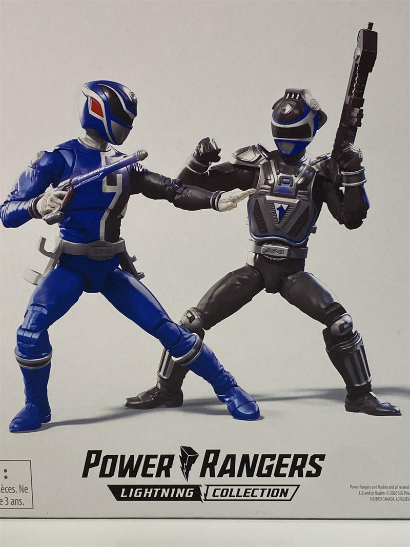 power rangers s.p.d a and b squad blue ranger lightning collection hasbro f1171
