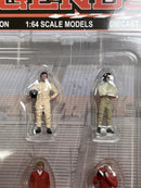 American Diorama Racing Legends 6 Piece Figure Set 1:64 Scale Mijo Exclusives 76503MJ