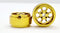 staffs slot cars minilite style gold alloy wheels 15.8 x 8.5mm x 2 staffs 93