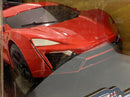 fast and furious lykan hypersport red r/c 1:16 scale jada 98546