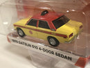 1970 datsun 510 4 door sedan 1:64 scale greenlight 47050b