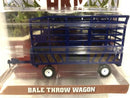 bale throw wagon down on the farm 1:64 scale greenlight 48020f