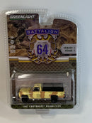 1987 chevrolet m1008 cucv battalion 64 1:64 greenlight 61010f