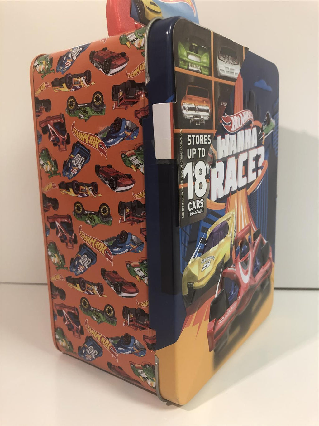 Hot Wheels Holds 18 Cars Tin Carry Case Crash City New