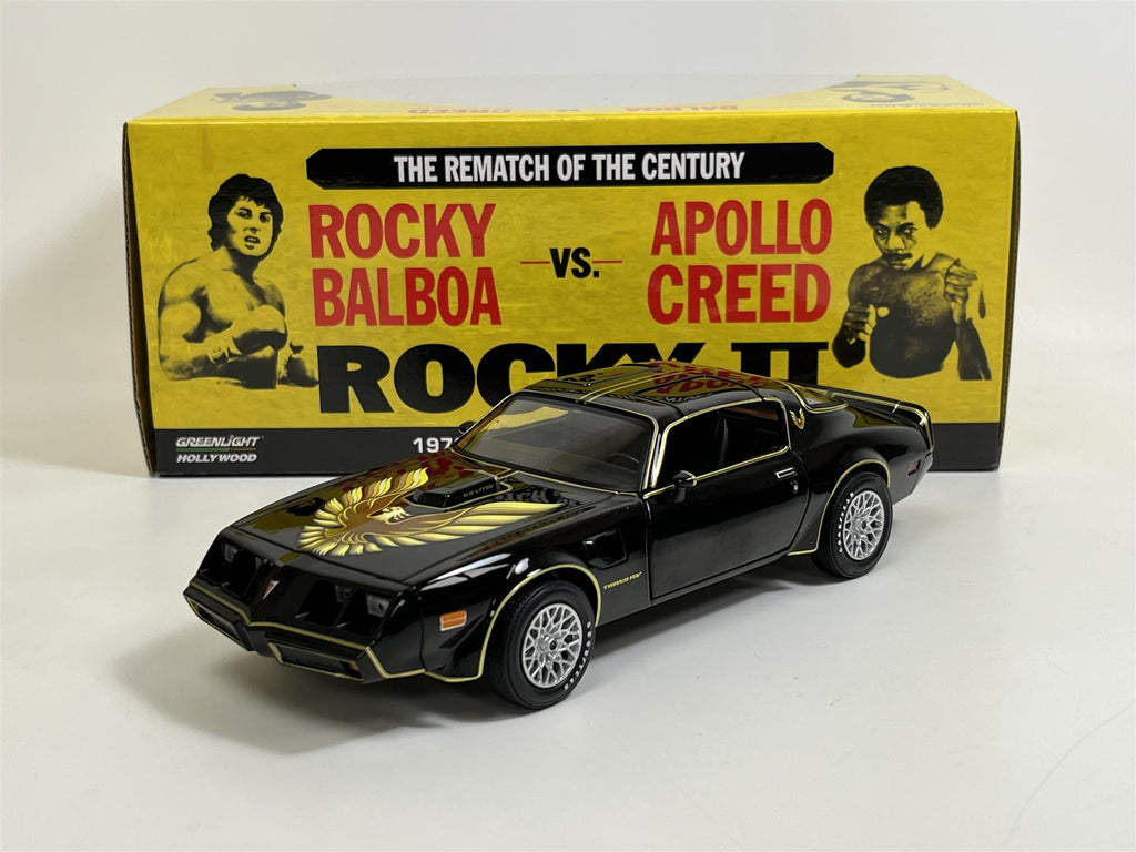 Greenlight 1:24 Rocky II 2 1979 Pontiac Firebird T/A Modellino Auto - 84171 Greenlight 1:24 Rocky II 2 1979 Pontiac Firebird T/A Modellino Auto - 84171