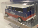 1970 ford club wagon chevron blue collar collection 1:64 greenlight 35160a