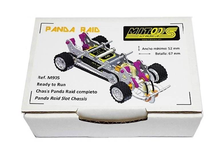 mitoos m905 complete panda raid chassis 67mm new