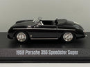 1958 porsche speedster super black steve mcqueen 1:43 greenlight 86539