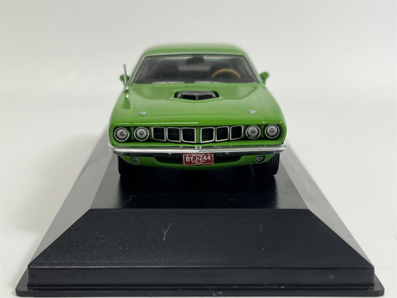 Plymouth Hemi Cuda 1971 Green 1:43 American Car Collection MAG PP06