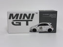 Abarth 595 LB Works Abas Works Gara White LHD 1:64 Mini GT MGT00809L