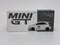 Abarth 595 LB Works Abas Works Gara White LHD 1:64 Mini GT MGT00809L