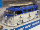 Mickey and Friends Volkswagen T1 Bus with Mickey Mouse Figure 1:24 Jada 33179