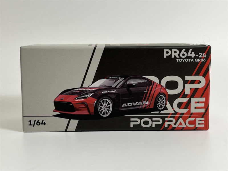 Toyota GR86 Advan 1:64 Scale Pop Race PR640024