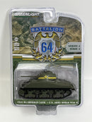 1943 M4 Sherman Tank US Army World War II 1:64 Scale Greenlight 61040C