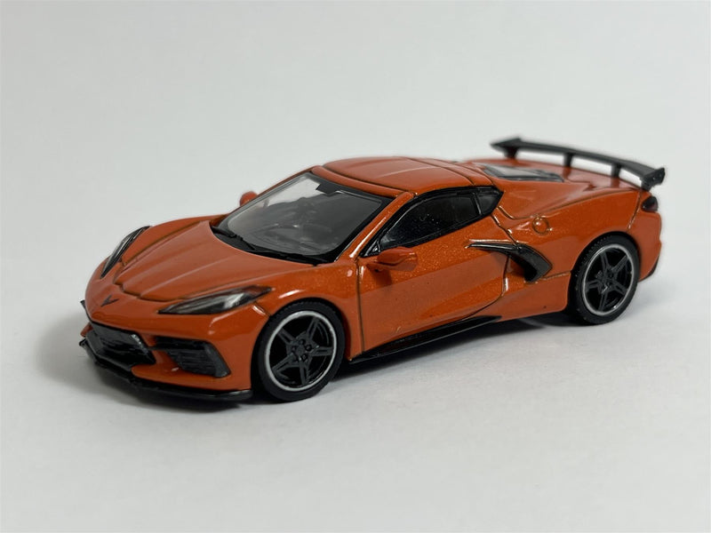 Chevrolet Corvette Stingray 2020 Sebring Orange Tintcoat RHD 1:64 Mini GT MGT00227R