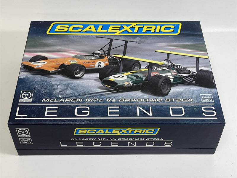 Scalextric C3589A McLaren M7c Vs Brabham BT26A Legends Empty Box 1:32 Scale