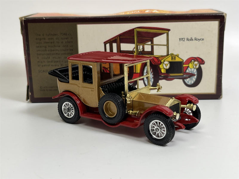 Rolls Royce 1912 1:48 Scale Models Of Yesteryear Matchbox Y7D S7