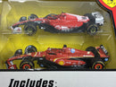 Ferrari Formula 1 Set of 7 Cars with Display Stand 1:43 Scale Bburago 36864