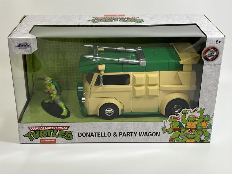 Teenage Mutant Ninja Turtles Donatello Figure and Party Wagon 1:24 Jada 253285003