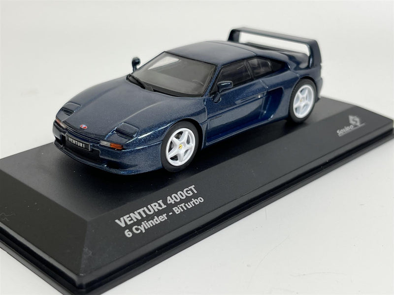 Venturi 400GT 6 Cylinder BiTurbo Blue 1:43 Scale Solido 4313401