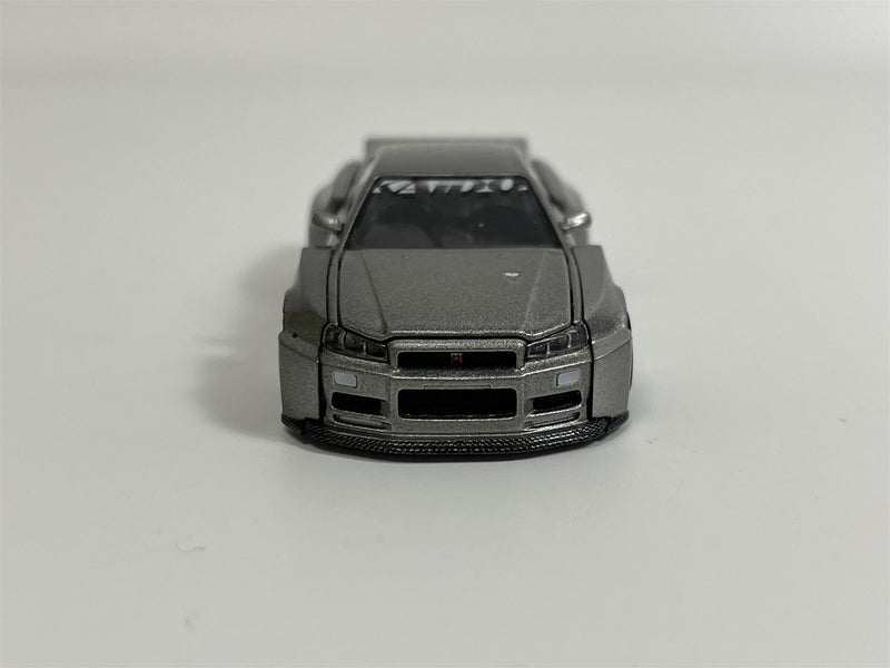 Nissan Skyline GT R R34 Kaido Works Shinjuku V1 1:64 Mini GT KHMG143