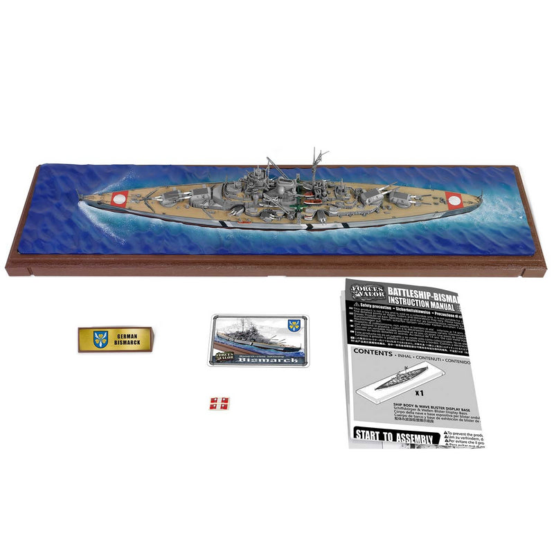 Bismark Battleship Waterline Series 1:700 Scale Forces of Valor 862052A
