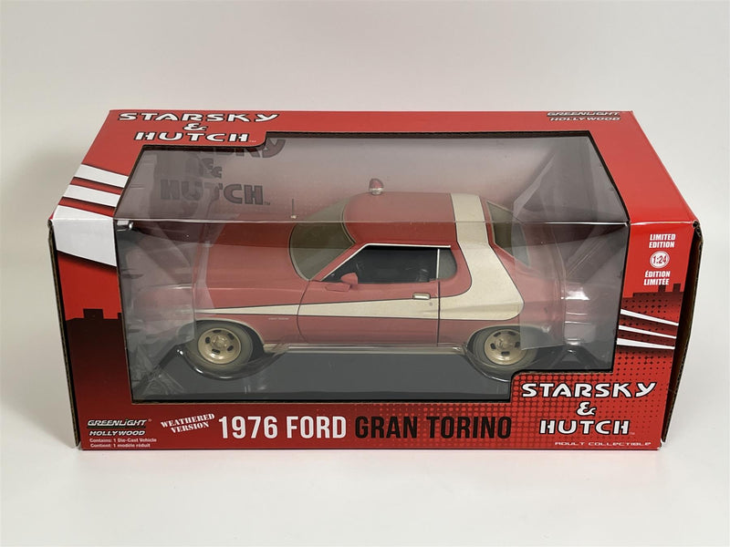 Starsky and Hutch 1976 Ford Gran Torino Weathered Version 1:24 Greenlight 84121