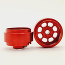 Staffs Slot Cars Classic Alloy Wheels Red Deep Dish 15.8 x 8.5mm x 2 Staffs 163