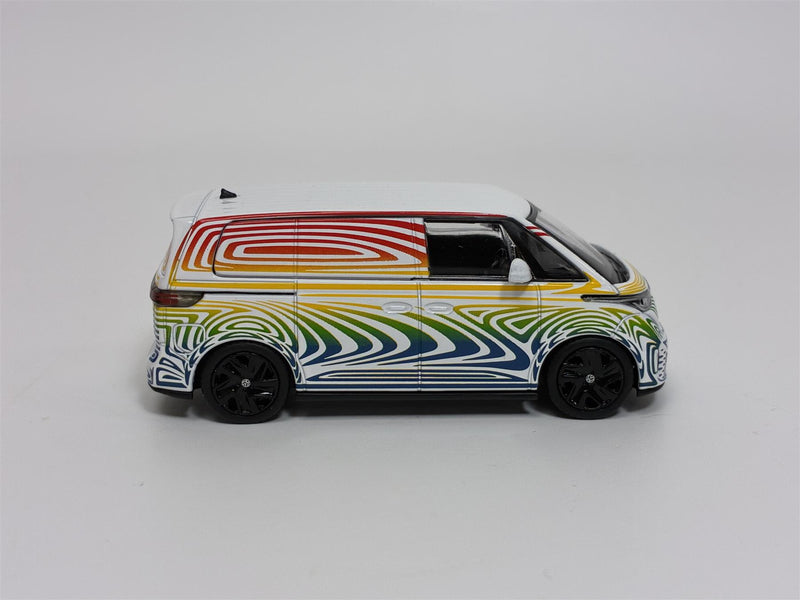 Volkswagen ID Buzz Prototype Rainbow RHD 1:64 Mini GT MGT00899R