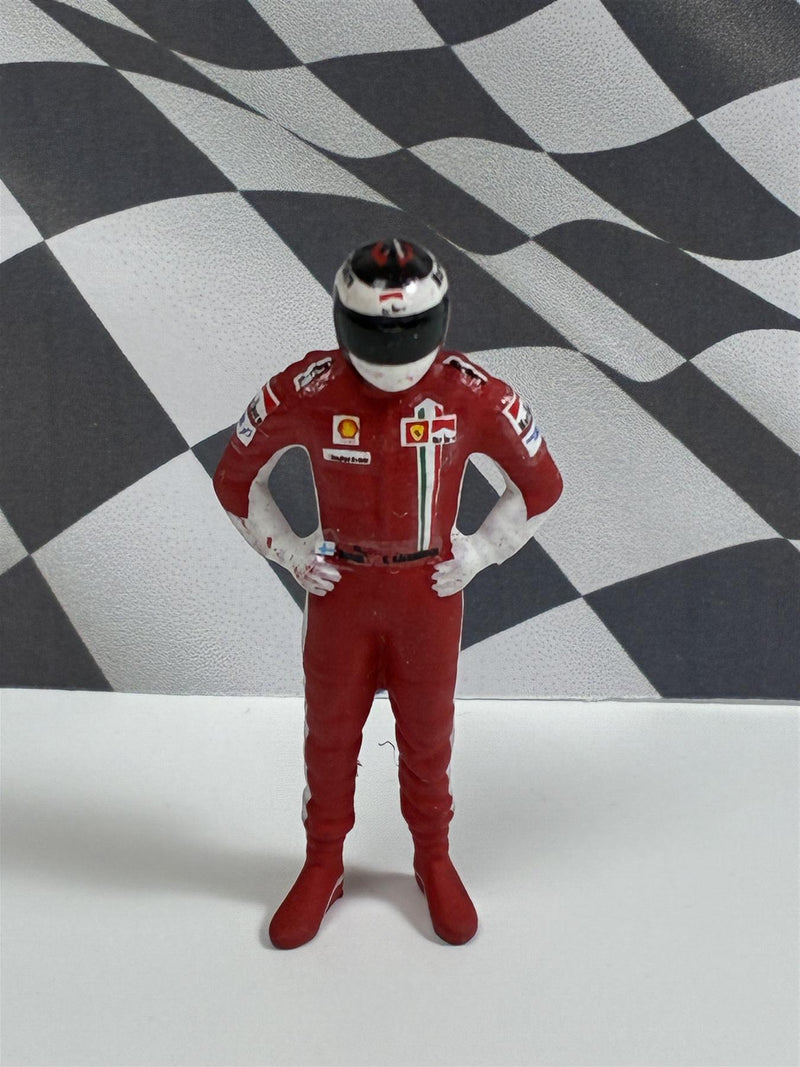 Kimi Raikkonen Ferrari Metal Figure 1:43 Scale Cartrix CT052