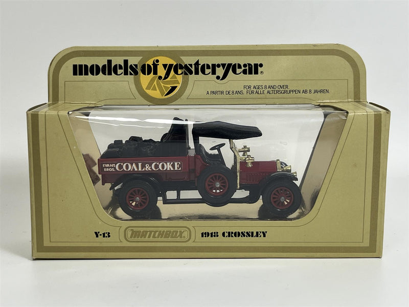 1918 Crossley Coal and Coke Matchbox Y13 S1