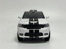 Dodge Durango SRT Pull Back & Go White With Black Stripes LHD 1:36 Tayumo 36145222