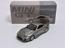Toyota Supra VeilSide Combat VII Grey LHD 1:64 Scale Mini GT MGT00978L