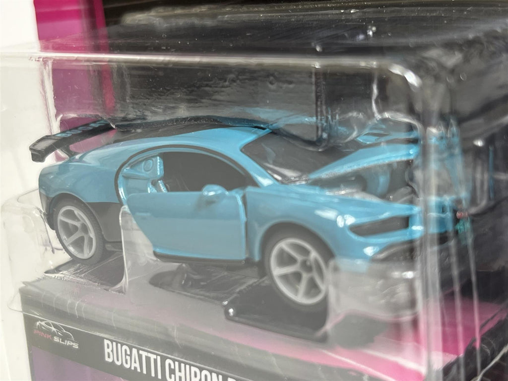 Bugatti Chiron Pur Sport Blue 1:64 Scale Pink Slips Jada 213291000 ...