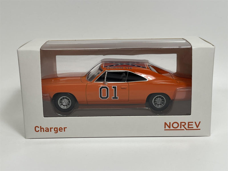 Dukes Of Hazard Dodge Charger 1969 General Lee 1:43 Scale Norev 950003