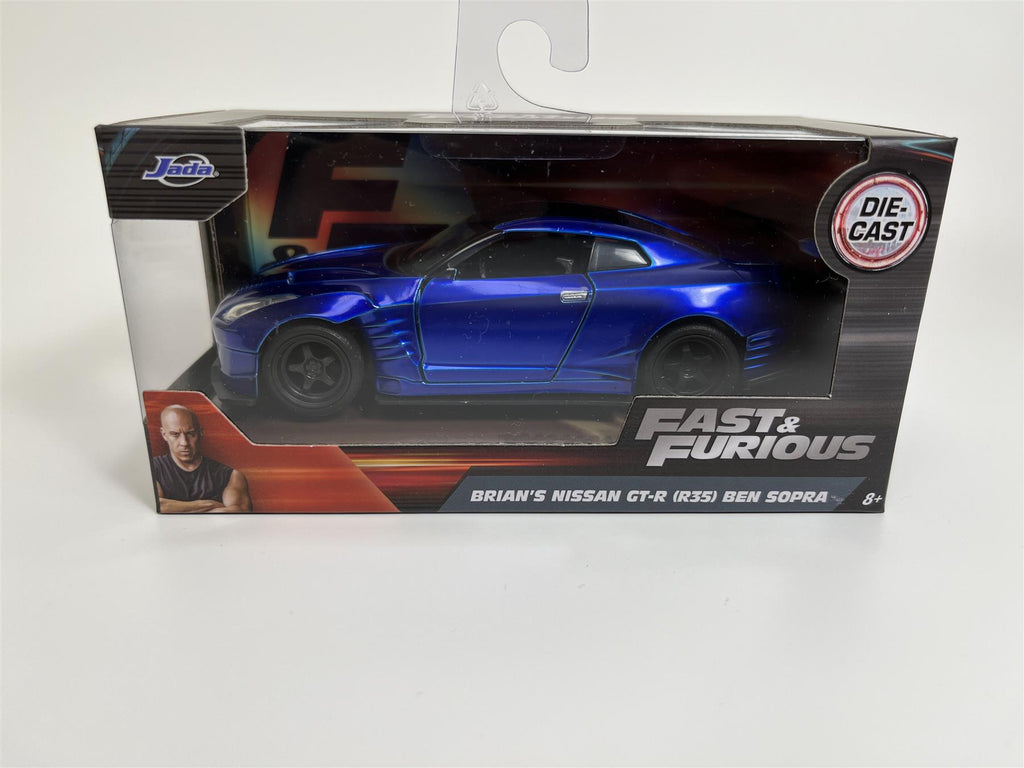 Fast 5 R35 Fast and Furious Brians Nissan GT-R R35 Ben Sopra 1:32 Jada 98270 – Mcslots