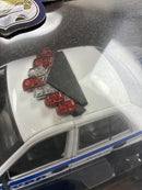 a toy car with lights on top