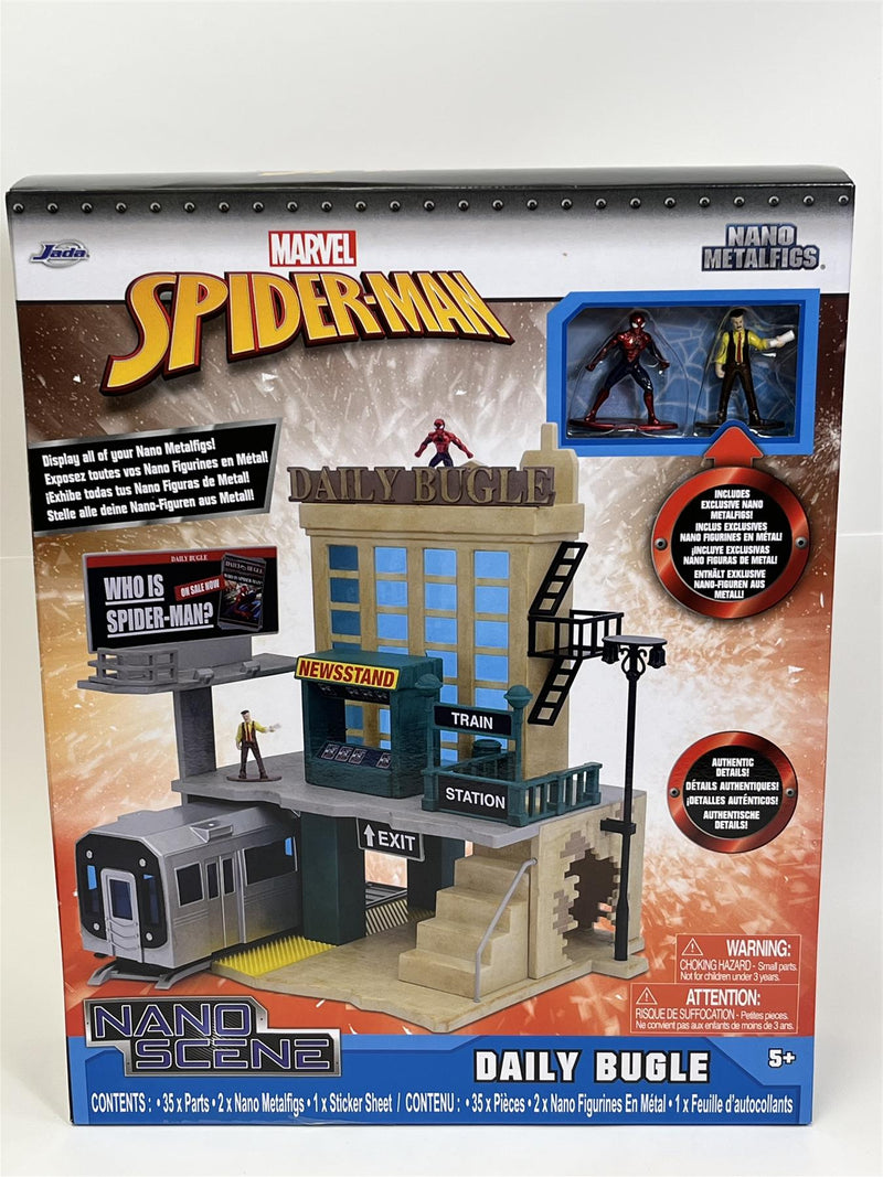 Spiderman Daily Bugle Nano Scene with Nano Figures Jada 253225012