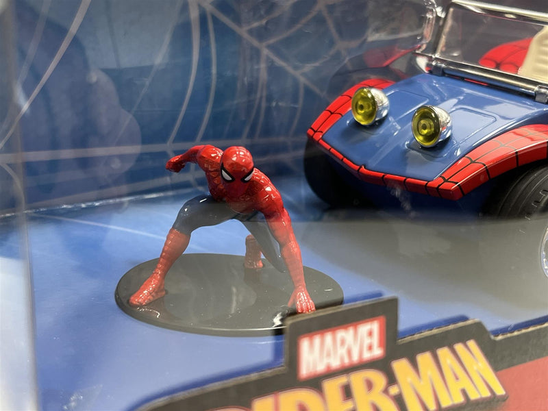 Marvel Spiderman Figure and Buggy 1:24 Scale Jada 33729 253225030