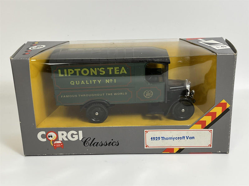 Thornycroft Van 1929 Liptons Tea 1:43 Scale Corgi Classics 907D S6