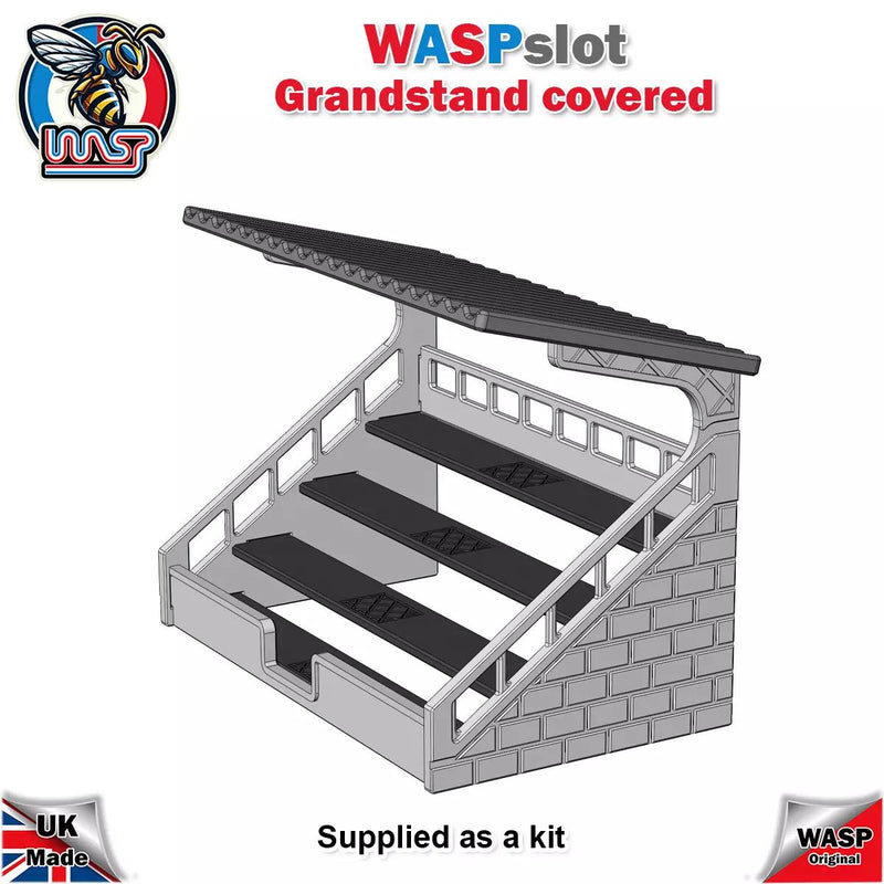 Slot Car Track Scenery Grandstand Covered Small 1:32 Scale Wasp P