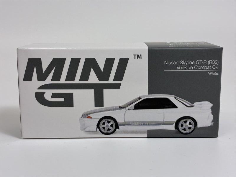 Nissan Skyline GT-R R32 VeilSide Combat C-I White RHD 1:64 Mini GT MGT01066R