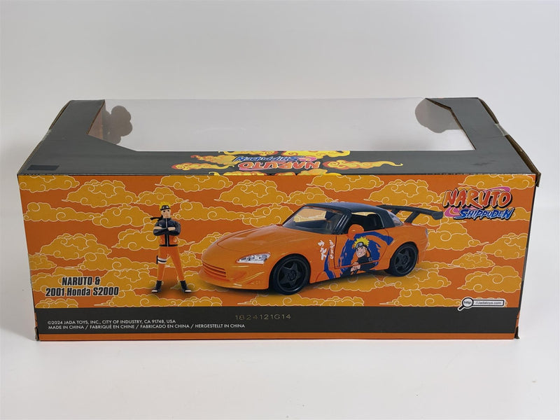 Naruto Shippuden Naruto Figure and 2001 Honda S2000 1:24 Jada 35351