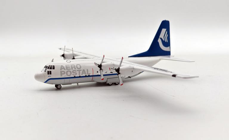 Aeropostal De Mexico Lockheed C-130A Hercules L-182 XA-RSH With Stand 1:200 Scale Inflight200 IF130APM1023