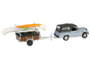 1968 Jeep Jeepster Commando SC-1 Grey Canoe Trailer 1:64 Greenlight 32320B
