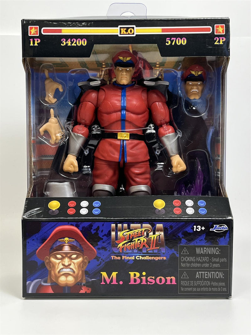 Ultra Street Fighter II M.Bison 6 Inch Figure Jada 253252030 34219