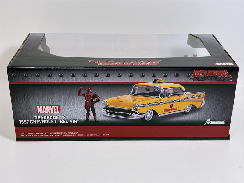 Deadpool 1957 Chevrolet Bel Air and Dealpool Figure 1:24 Jada 30290