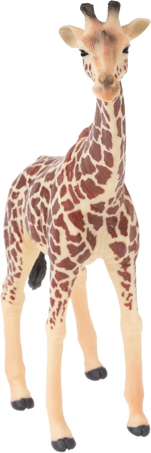 Giraffe Male Wildlife Toy Figure 16.5 cm Length Approx Mojo Fun 381008